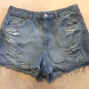 Topshop jean shorts